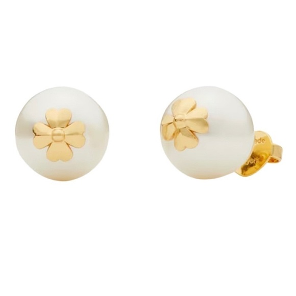 KATE SPADE • Pearls On Pearls Stud Earrings - Picture 3 of 6